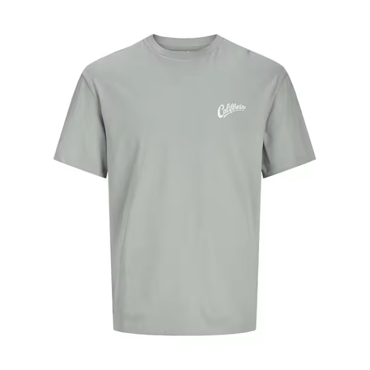 Jack&Jones – Hombre – Verde – Camiseta Manga Corta, Print Posterior de Calavera, Cuello Redondo - 1