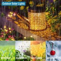 Fuente De Iluminación Solar Para Jardín Con Regadera Luz Estelar LED Cadena De Luces De Hadas De Cachete De Agua Con Soporte - details 8