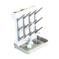 Organizador Espacioso Para Botellas De Bebé Y Parachoques Estante De Secado Y Drenaje De Botellas De Alimentación Estuche De Almacenamiento Para Partes De La Bomba De Pecho - details 4