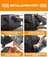 Cubierta De Columna De Puerta Y Ventana En Fibra De Carbono Para VW Touran 2008-2015 Adorno De Estilo De Cromo DUJUYIGE - details 8