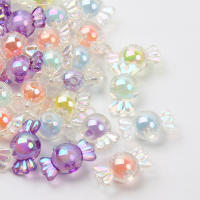 20pcs Abalorios De Acrílico AB Para La Fabricación De Joyas DIY Cuentas Espaciadoras Para Pulseras Collares Accesorios Hechos a Mano Tamaño 9x17mm - details 4