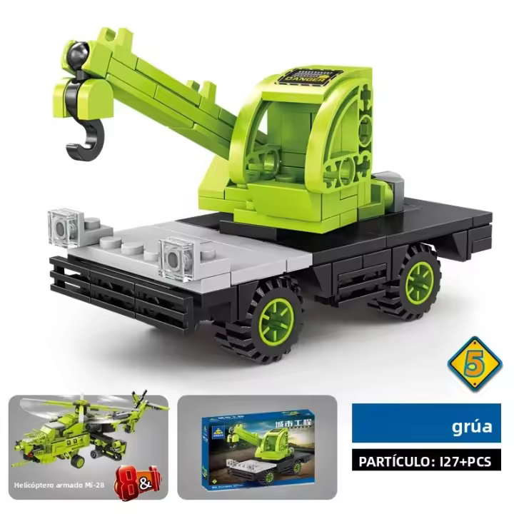 Bloques De Construcción Helicóptero Mi 28 Armas 28 Deformación Ciudad Engineering Vehículo Juguetes Para Niños Regalos De Vacaciones - 1