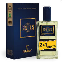 3 UNIDADES (2+1 GRATIS) BRUTUS Eau de Toilette para hombre 90ml Prady Fragancia inspirada en otros perfumes Pour Homme Colonia - details 0