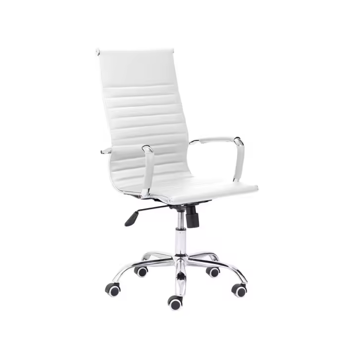 Duehome -Silla de oficina Letter símil piel - 1