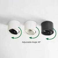 Spotlight LED Para Pared Y Techo Montaje Superficial Rotativo COB 5W 7W 9W 12W 15W Decoración Interior Hogar AC110V/220V - details 3