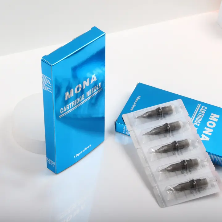 CJMIO Cartridge De Agujas Para Tatuaje Sterilizadas 10/20/50pcs Compatible Con Máquina De Tatuaje RL RS RM M1 Uso Para Ojos Pestañas Labios - 1