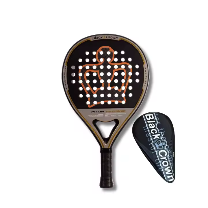Pala de Pádel Black Crown Piton Premium 2024 + 1 Funda - 1