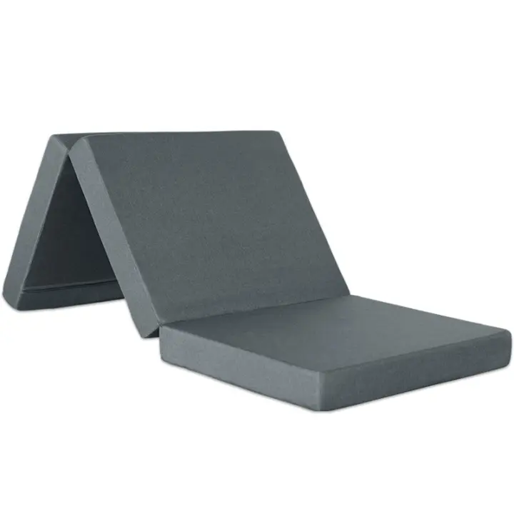 Colchón Plegable con Asa y Cierre - Espuma Extrafirme D25 kg/m3 + 3cm de Visco - Loneta Premium  ENVÍO RÁPIDO 3 DÍAS HÁBILES - 1
