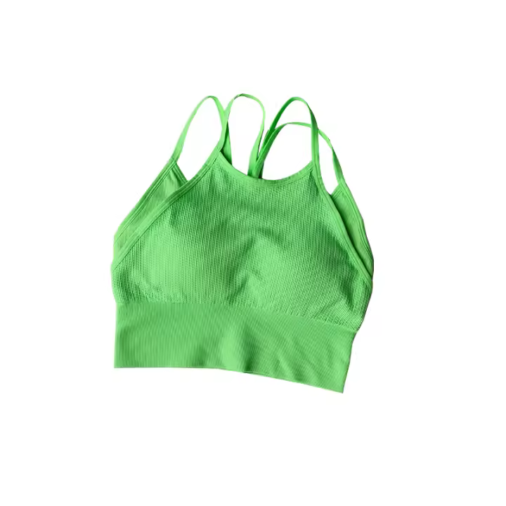 Sudadera Deportiva Para Mujer Push up Fitness Yoga Transpirable Running Vest Gimnasio Wear Deporte Top De Nylon Spandex - 1
