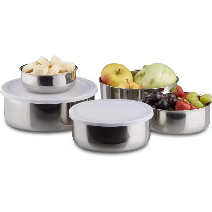 Set Fiambreras Acero Inoxidable Herméticas
