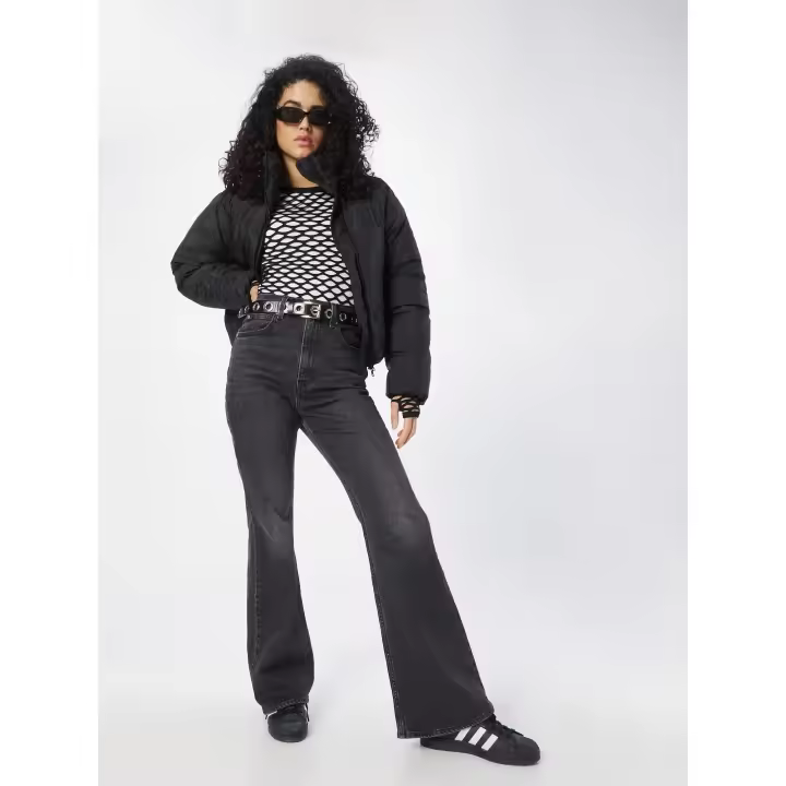 Levi's 70s' High Flare - Pantalones Vaqueros Levis para mujer con campana -Jeans Levis gris acampanados - 1
