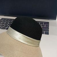 Sombrero De Paja Unisex Dos Tonos Regalo De Aniversario De San Valentín Accesorio De Festival Duradero Y Versátil Sombrero De Sol De Cesta Para Exterior - details 5