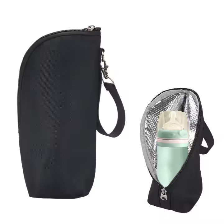 Bolsa para caliente biberones, 1 Bolsa aislante para biberones, Bolsa portátil para almacenamiento de leche maternal, Bolsa para biberones para ventas, almacenamiento de biberones de leche - 1