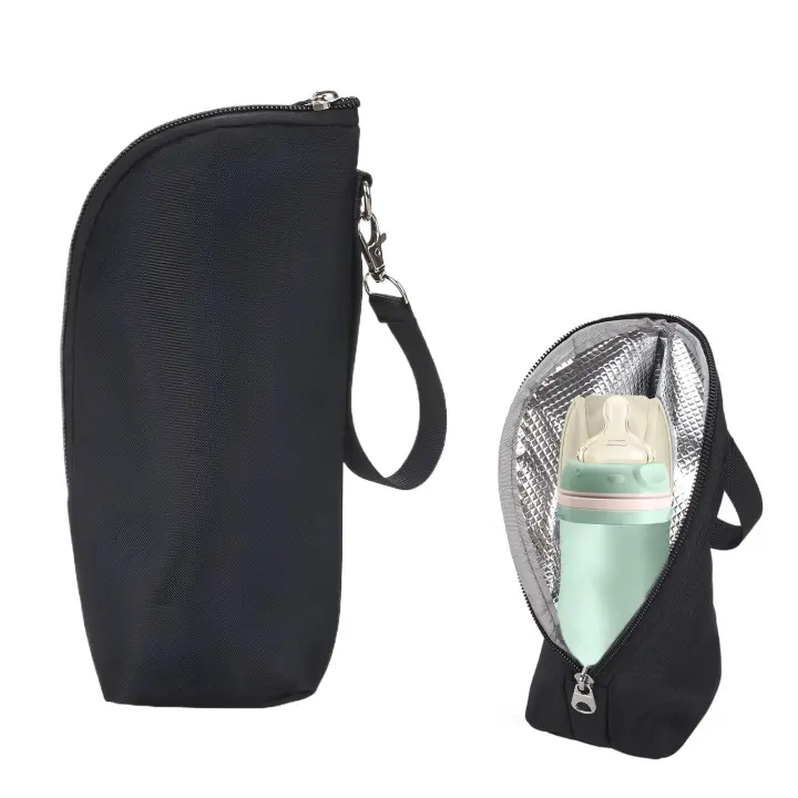 Bolsa para caliente biberones, 1 Bolsa aislante para biberones, Bolsa portátil para almacenamiento de leche maternal, Bolsa para biberones para ventas, almacenamiento de biberones de leche - 1