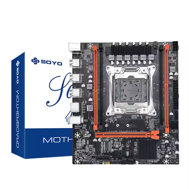 Placa Base Gaming SOYO X99 USB2.0 Doble Canal DDR4 PCIEx16 LGA2011-3 Soporte M.2 NVME Para Computadora De Escritorio - 1