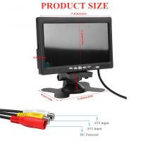 Monitor De Coche HD 7 Pulgadas Pantalla TFT LCD 1024X600 Con Cámara Trasera Para Seguridad Doméstica CCTV 12V/24V Pantalla Retrovisor - details 6