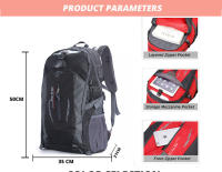Mochila clásica de viaje para hombre, bolsa impermeable para ordenador portátil, senderismo, mochila escolar deportiva, nailon, para exteriores - details 2