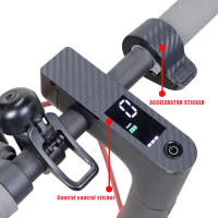 Pegatina De Fibra De Carbono Para Scooter Eléctrico Xiaomi M365 pro 1S Protección De Pantalla Accesorio Central En PVC - details 3