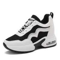 Zapatillas De Deporte Para Mujer Con Plataforma Y Tacón Air Cushion Transpirables Y De Altura Interior Blancas Para Caminar - details 5