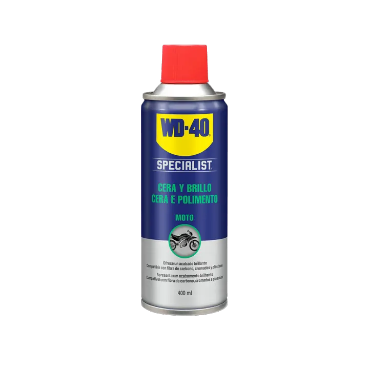 WD 40 WD-40 Specialist Spray Cera y Brillo Moto 400ml - 1