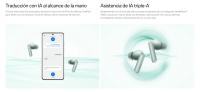 Auriculares - OnePlus Buds 4, Dos diafragmas con Dual DACs, ANC dinámicos hasta 55dB en tiempo real, Control de volumen deslizando, Hi-Res Audio LHDC 5.0, Reproducción hasta 45 horas, AI Traducción - details 16