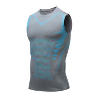 Top De Compresión Para Hombre Camiseta Sin Mangas Para Gimnasio Rápido Secado Deporte Fitness Vestido De Musculación Entrenamiento Top De Músculos - details 5