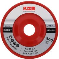 KGS Hybrid Disco Diamantado Desbaste 115mm Grano 200 para Granito y Mármol - details 0