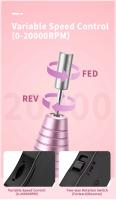 Mini Máquina De Pulir Uñas Recargable Portátil USB Con Kit De Uñas De Acrílico Herramienta Profesional Para Manicura Y Pedicura - details 2