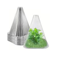 10 Piezas Juego De Cloches Para Jardín Protección Contra Heladas Y Frío Mini Invernadero Cubierta Resistente Al Viento Para Plantas - details 7
