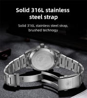 Reloj De Pulsera Para Hombre ADDIESDIVE Automatico NH35 39mm Dial Sunburst Retro Luminoso Vestimenta 200m Impermeable Con Cristal De Zafiro - details 6