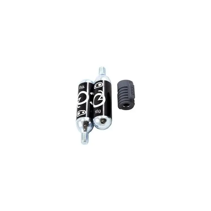 CrankBrothers Kit 2 unidades CO2 20gr + Inflador  CRANKBROTHERS   de ciclismo para bicicleta - 1