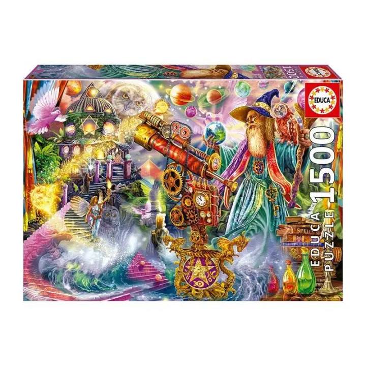 PUZZLE 1500 PIEZAS HECHIZO DE MAGO DE EDUCA - 1