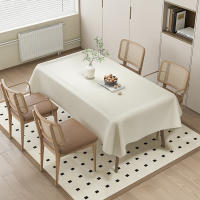 Mantel Liso Tela Algodón orgánico Impermeable Antimanchadas Rectangular Color Gris Claro,Perfecto para todas las ocasiones Especiales, se puede utilizar en Coqueto, Cocina, Salón, Jardín, banquete, picnic, etc. - details 1