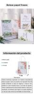 Pack de 12 a 42 unidades de bolsas de regalo, bodas ideas, bolsas con frases para regalar, detalles boda invitados, regalos bautizo para invitados, boda accesorios fiesta, regalos originales, Regalantes.com - details 0