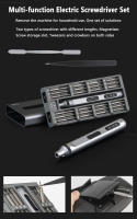 Juego De Destornilladores Eléctricos 51 En 1 Recargable Por Tipo-C Con Bits Magnéticos De Precisión Para Reparación De Teléfonos Móviles - details 2