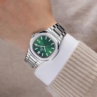 Reloj De Pulsera De Cuarzo Para Hombre OGEDA Diseño Clásico Resistente Al Agua Con Tres Manos Reloj De Business Para El Hombre Militar Material De Pulso De Tungsteno Acero Y Aleación - details 2