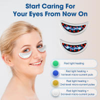 Masajeador De Ojos Con Corriente Micro-EMS Y Luz Roja LED Pulso 2 En 1 Belleza Facial Y Ocular Reducción De Ojeras Y Bolsas De Ojos Rejuvenecimiento Y Afirmación Del Piel - details 35