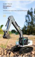 Huina Toys Excavadora RC Con Camión Cargador Remoto Para Niños Vehículo De Ingeniería Control Remoto Juguete Educativo Para Aprendizaje Práctico - details 10
