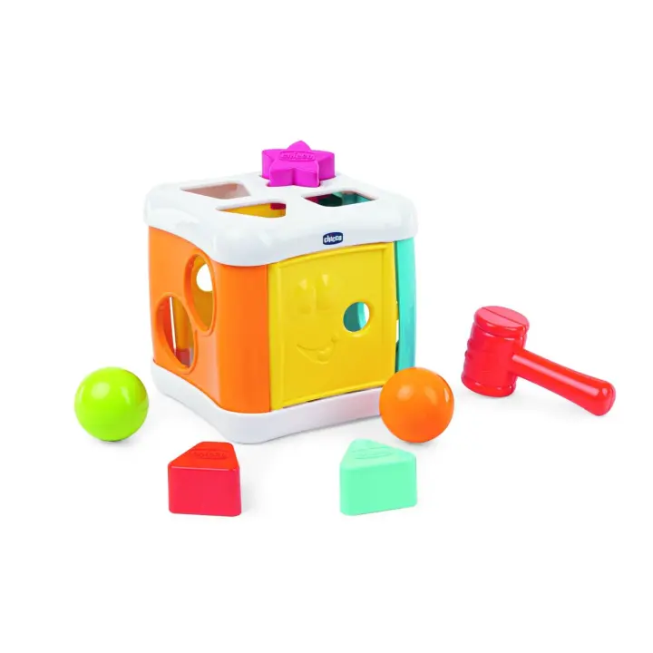 Multicubo Encajable 2 en 1 - Chicco - Encajar y Golpear - 1