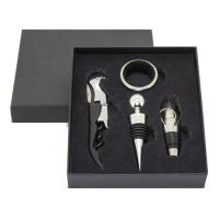 Disok LOTE 100 SET DE VINO ELEGANCE - 4 PIEZAS EN ESTUCHE - DETALLES DE BODAS ORIGINALES - PRÁCTICOS HOMBRES UNISEX - Regalos para Fiestas y Celebraciones - details 0