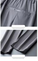 Pantalones Casuales Para Hombre Ultrafinos Y Elásticos Alta Elasticidad Transpirables Suaves Estilo De Negocios Verano Slim Fit Cierre De Cremallera - details 28