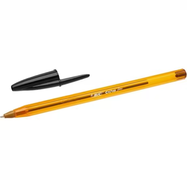 Bolígrafo BIC Cristal Original Fine - Punta Fina 0.8mm - Tinta Aceite - Negro (50 Uds) - 1
