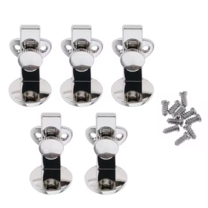 5pcs Protector De Dedo Para Clarinete Ajustable Con Tornillos Partes De Repuesto Para Instrumentos De Viento Accesorios Para Clarinete - 1