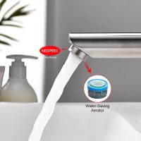 Grifo de Lavabo de Acero Inoxidable, Mezclador Monomando para Lavabo, Níquel Pulido, Mundo - details 3