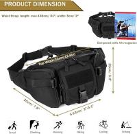 Riñonera táctica Militar para exteriores, senderismo, camping, Escalada y trekking. - details 2