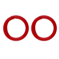 5Pcs/Lot Anillo Metálico 25mm Con Abrazadera De Resorte Clip Para Cadena De Perros Accesorios Para Joyería DIY Hebilla De Llavero Con Gancho Abrepuertas - details 8