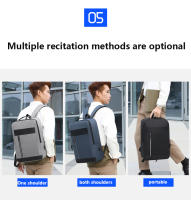 Mochila Impermeable Para Hombre Con USB Mochila De 15.6 Pulgadas Para Laptop Estilo Clásico Material Nylon Capacidad 20-35 Litros - details 14
