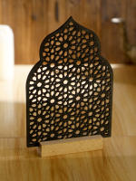 Adorno De Madera Hueca Para Ramadan Eid Mubarak Decoración De Navidad Musulmana Feliz Ramadan Kareem Adorno Vacacional Moderno - details 7