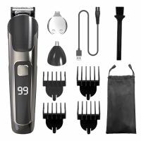 Cortadora Eléctrica y set de ASEO para Vello Público, y Nariz Beard, recargable ppor USB, Agua resistant IPX7, Cortadora Eléctrica para esculpir El Cabello with Aceite, afeitadora lavable, Pantalla digital LCD. - details 4