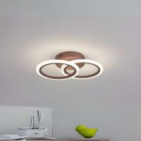 Lámpara de Techo Led, con Mando a Distancia, 3 Tipos de Luz, Intensidad Regulable, 48W, Marrón - details 0
